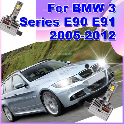 LED Headlight Canbus 50000LM Xenon Upgrade Car Lamp 6000K for BMW 3 Series E90 E91 2005 2006 2007 20