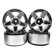 1.9 Metal Alloy Beadlock 5 Spoke Heavy Duty RC Car 1/10 scx10 ii trx4 mn999 HBR1001