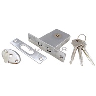 AMEX Auxiliary Lock Cross Key Aluminum Door AIWA
