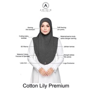 AMINIE HIJAB-TUDUNG SARUNG COTTON LILY PREMIUM