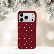Cool polka dot background Stylish printed 2-in-1 phone case Works with iPhone17 Pro Max/17 Pro/17 ai