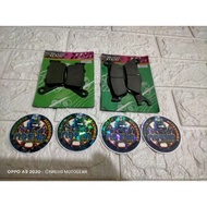 suzuki gixxer 155 fi v.2 sf (2020-2025 ) front/rear brakepad set