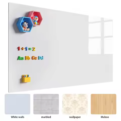 Wall Dry Erase Board Magnetic White Board Sticker Include Marker Magnet Eraser Whiteboard Memo Messa