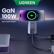 UGREEN 4 in 1 GaN 100W MagSafe Fast Charging and Wireless Charging Station With 2 USB C PD 100W and 