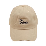 Baseball Cap NO Debate Embroidery