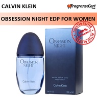 Calvin Klein Obsession Night EDP for Women (100ml) Eau de Parfum cK Blue [Brand New 100% Authentic Perfume/Fragrance]