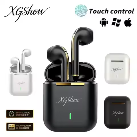 Original XGSHOW J18 TWS Wireless Earphones Bluetooth Ture Sport Headphones HiFI Stereo Game Waterpro
