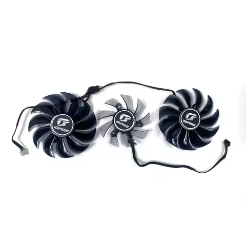 Original 3PCS 85MM 75MM 4PIN PVA080E12R iGame RTX2080 2070 2060 1660 Advanced GPU FAN For Colorful R