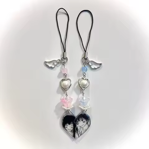 Sawako & Kazehaya matching phonecharms, anime Kimi ni Todoke Handmade