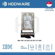 IBM 8TB 7.2K SAS 12G 4Kn 3.5" HDD // 00WY958 // 00WK868 // 00WK881