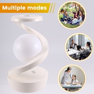 LED 360° Rotating Night Light with Wireless Charger Cordless Desk Lamp Rechargeable LED Levitating N