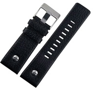 Genuine Genuine Leather Watch Strap Adapt to Disc Large Dial DZ7333/7888/7313 Men Women 24/28mm Pin 
