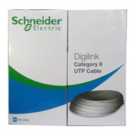 Schneider Digilink Cat6 4pr 23AWG UTP LAN Cable 305m PoE Grey