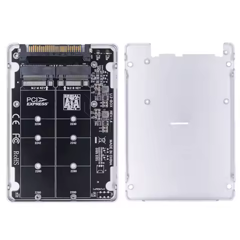 M.2 SSD To U.2 Adapter Card M.2 NVMe SATA-Bus NGFF SSD To PCI-e U.2 Adapter Hard Disk Adapter Card f