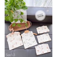 Hi Mom printed cotton vest for newborns