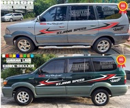 CUTTING STICKER STIKER MOBIL KIJANG KRISTA  LGX  KAPSUL PANTHER CARRY FUTURA LIST BODY SAMPING KEREN