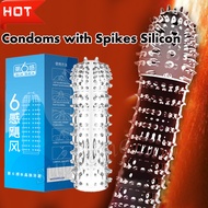 Sixth Sense Reusable Spike Condom Bolitas Condom for men washable Delay Condoms *