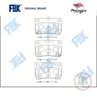 Disc Brake Pad Rear - Mark-X GRX120 Lexus GS350 GS430 GSE20  FBK