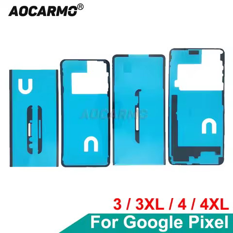 Aocarmo For Google Pixel 2 3 XL 3XL 4 XL 4XL Lcd Screen Display Sticker Front Middle Frame Back Batt