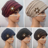 ciput hijab /ciput rajut/topi kumplukmatahari nenek/emak.