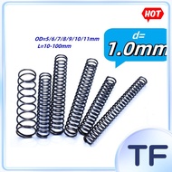 Compression Spring na Yari sa Spring Steel d1.0mm*OD6mm*10mmTF-FC-1]