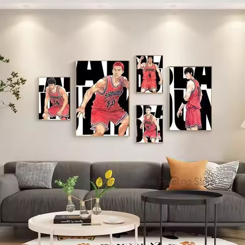 Slam Dunk Decoration Drawing Manga Surrounding Ryukawa Maple Sakura Wood Flower Path Bedroom Bedhead
