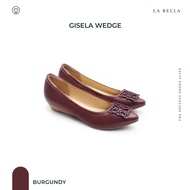 LA BELLA รุ่น GISELA WEDGE - BURGUNDY