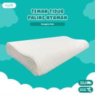 DOOGLEE kids pillow Bolster 100% natural latex Children's Bolster pillow