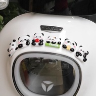 Electric Vehicle Motorcycle Car Central Control Screen Body Creative Cute Panda Decoration Small Acc