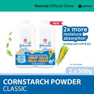 [East Malaysia] Johnson's Baby Classic Cornstarch Powder (500g) Twin Pack