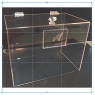 Mica storage box with lid and hinge size 22,8 x 11,4 x 10 (L x W x H) (ray160207)