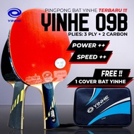 WR239 Kayu Bat Tenis Meja Pingpong Bet Rakitan 09B FL Carbon Premade