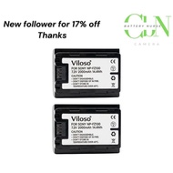Viloso for Sony NP-FZ100 fz100 LCD Dual Type-C Charger OR Camera Battery NP-FZ100