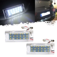 2Pcs LED Light Number License Plate Light Lamp Error Free White 18SMD LED Number For BMW X5 E53 2001