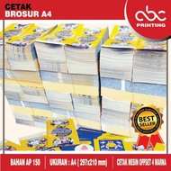 A4 Flyer Brochure Printing Volume 2 Sides + Fold