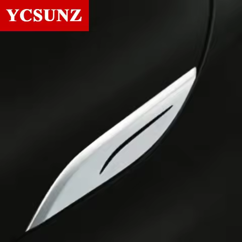 Car Chrome Side Vent Trim Decorative For Toyota Fortuner SW4 2015 2016 2017 2018 2019 2020 Accessori