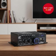 AK380 800W Bluetooth HiFi Amplifier, Audio Karaoke, Home Theater, USB SD AUX Input, Class D Power