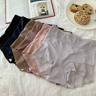 Combo 3 Quần lót nữ cotton pha ren nâng mông kháng khuẩn,thoáng mát,không lộ viền, cạp cao gen bụng 