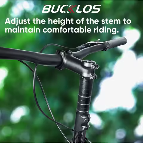 BUCKLOS Bicycle Handlebar Rise Up Adapter 70/80/115/180/210mm Road Mountain Bike Stem Extender Raise