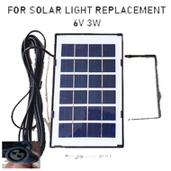 ( Ready Stock ) 120W For Solar Light Replacement Solar Panel 6V Solar Panel
