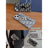 ❤ON STOCK❤ Luxury D Design Leather Case For iPhone 16 15 14 plus 13 12 11 pro xs max xr 7 plus Card 