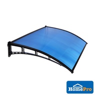 SUNSHIELD AWNING POLYCARBONATE W150xD100xH9 BLUE