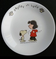 Corelle Snoopy and Lucy 陶瓷碟一套2件