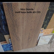 Granit Dinding / Lantai 60 x 120 Cm Niro Granit Motif kayu Batik 