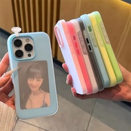 oppo reno 5f casing oppo reno 11 5g casing Frosted Two-in-One Can Hold Photos Find X8Ultra/X9 Suitab