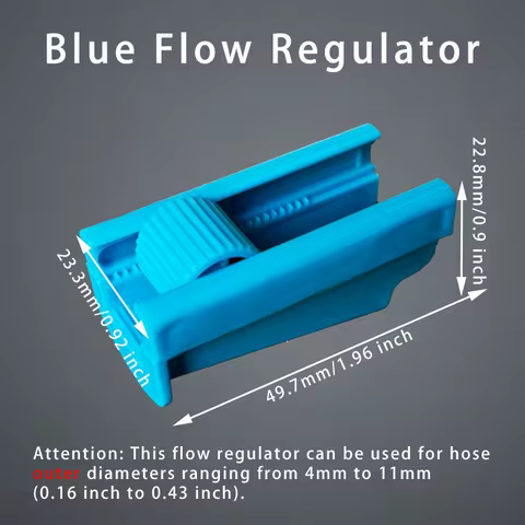 5pcs Hose Flow Regulator Water Flow Control Valve Regulating Switch DIY Flow Regulator Plastic for I