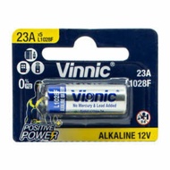 ถ่านรีโมท Vinnic 23A L1028F 12V ของใหม่ ของแท้ เทียบเบอร์ 23A LRV08 A23 A23S L1028F