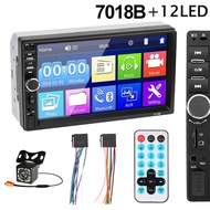 วิทยุติดรถยนต์ 7" HD 2Din 7018B จอมิลเลอลิงค์ GPS บูลทูด MP5 เครื่องเล่น พร้อมกล้องมองหลัง สำหรับติดรถ