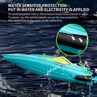[Ge] Water-resistant Rc Boat Propeller Damage Prevention Boat High-speed Remote Control Boat with Dual for Kids and Adults Water-resistant Rc Speed Boat for Fun Southeast Asia