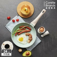【CorelleBrands 康寧餐具】 鈦輕量不沾平煎鍋 -24cm